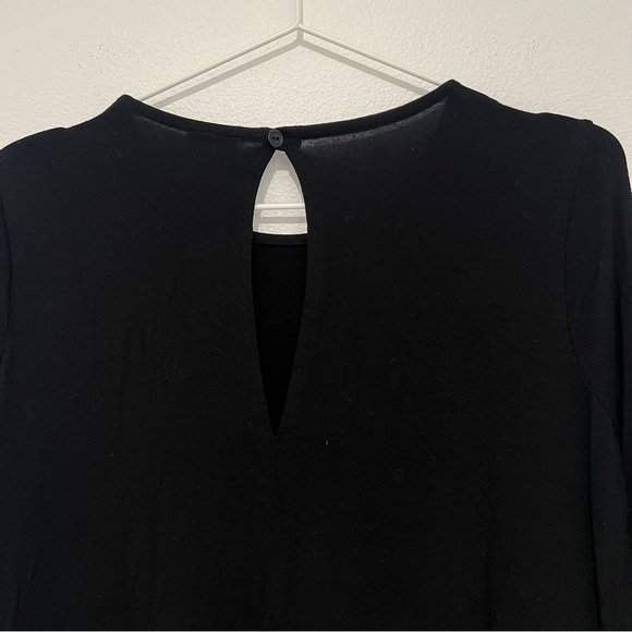 ASOS Black Long Sleeve Shift Dress - Picture 4 of 6